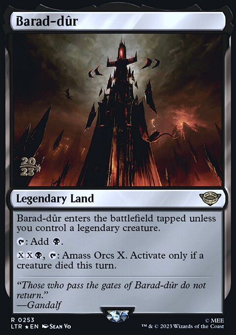 Barad-dûr, Tales of Middle-earth Promos #253s, Magic: The Gathering card