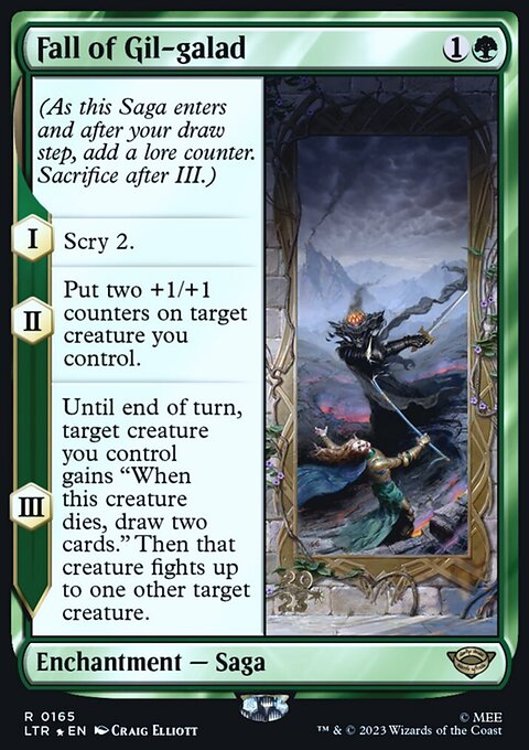Fall of Gil-galad, Tales of Middle-earth Promos #165s, Magic: The Gathering card