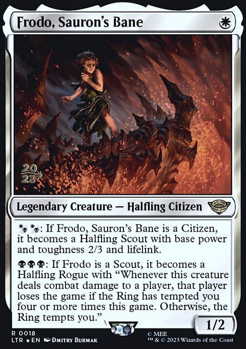 Frodo, Sauron's Bane, Tales of Middle-earth Promos #18s, Magic: The Gathering card