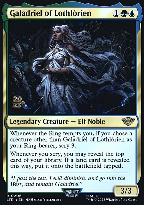 Galadriel of Lothlórien, Tales of Middle-earth Promos #206s, Magic: The Gathering card