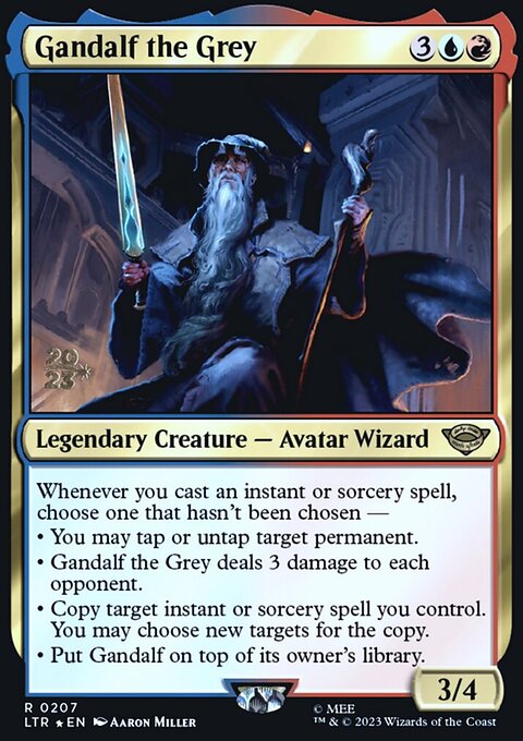 Gandalf the Grey, Tales of Middle-earth Promos #207s, Magic: The Gathering card