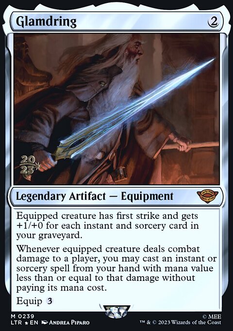 Glamdring, Tales of Middle-earth Promos #239s, Magic: The Gathering card
