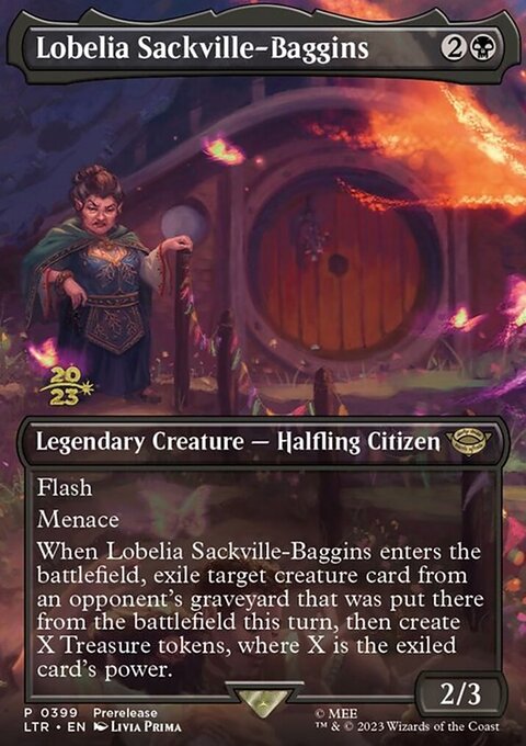 Lobelia Sackville-Baggins, Tales of Middle-earth Promos #399s, Magic: The Gathering card