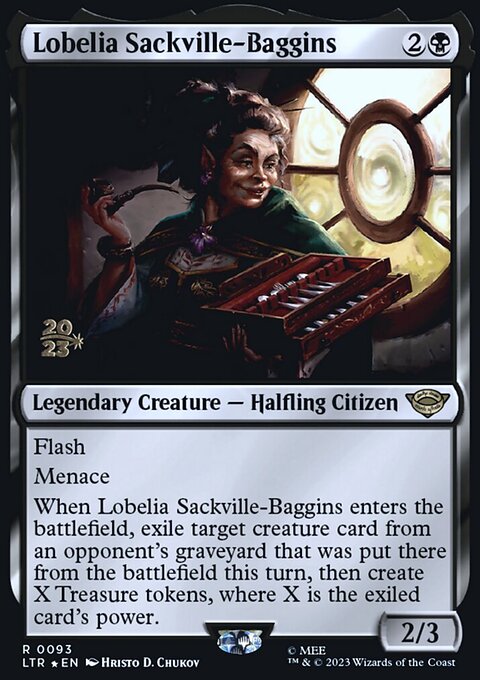 Lobelia Sackville-Baggins, Tales of Middle-earth Promos #93s, Magic: The Gathering card
