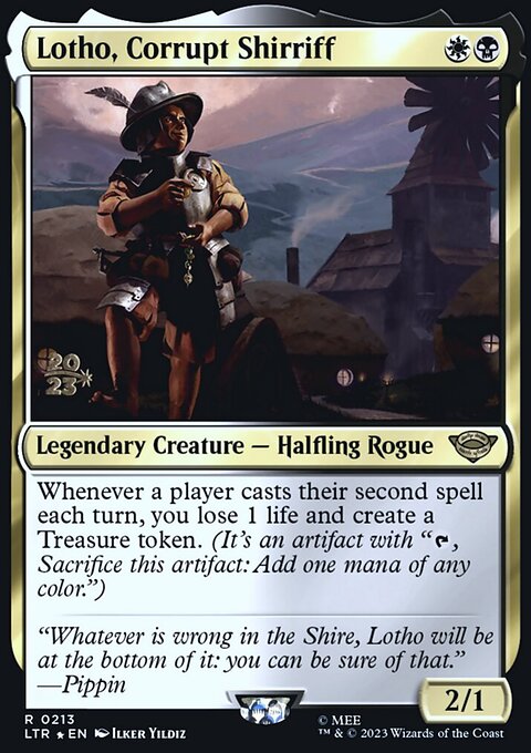 Lotho, Corrupt Shirriff, Tales of Middle-earth Promos #213s, Magic: The Gathering card