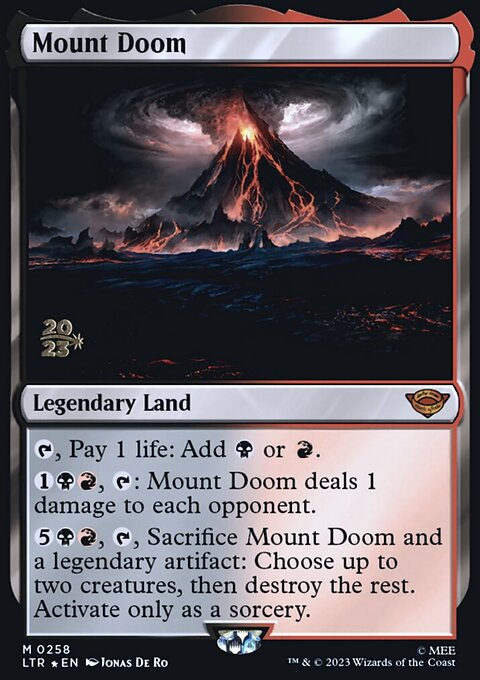 Mount Doom, Tales of Middle-earth Promos #258s, Magic: The Gathering card
