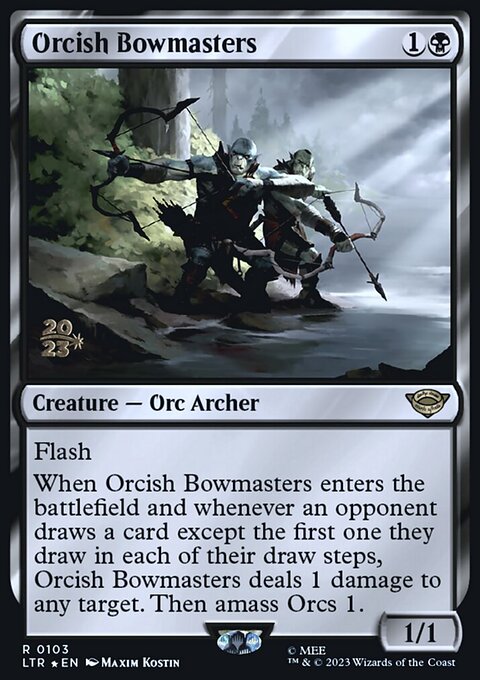 Orcish Bowmasters, Tales of Middle-earth Promos #103s, Magic: The Gathering card