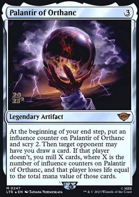 Palantír of Orthanc, Tales of Middle-earth Promos #247s, Magic: The Gathering card