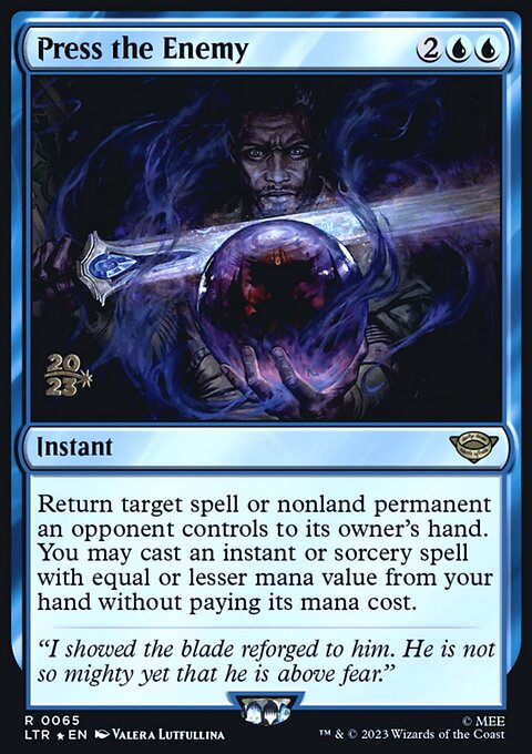 Press the Enemy, Tales of Middle-earth Promos #65s, Magic: The Gathering card