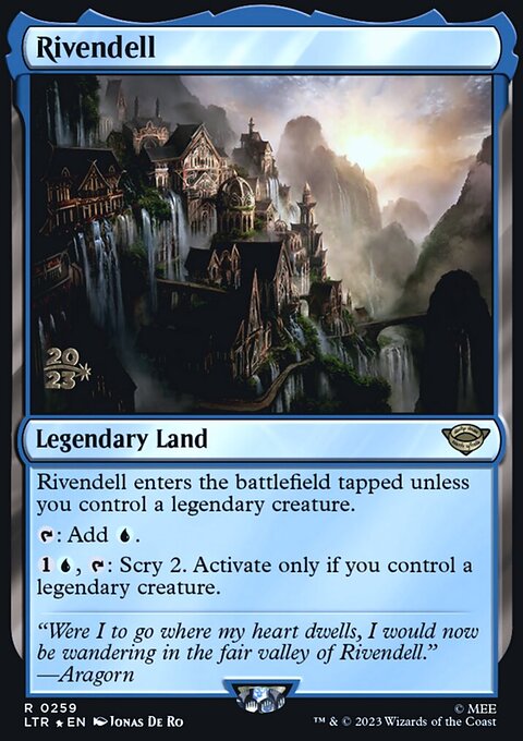 Rivendell, Tales of Middle-earth Promos #259s, Magic: The Gathering card
