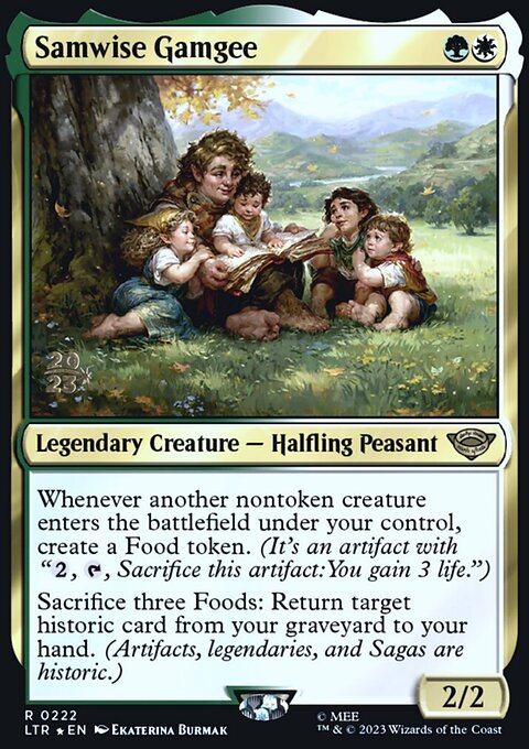 Samwise Gamgee, Tales of Middle-earth Promos #222s, Magic: The Gathering card