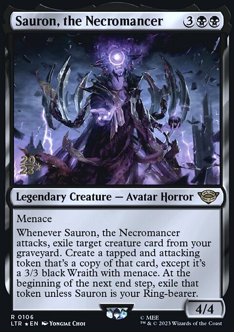 Sauron, the Necromancer, Tales of Middle-earth Promos #106s, Magic: The Gathering card