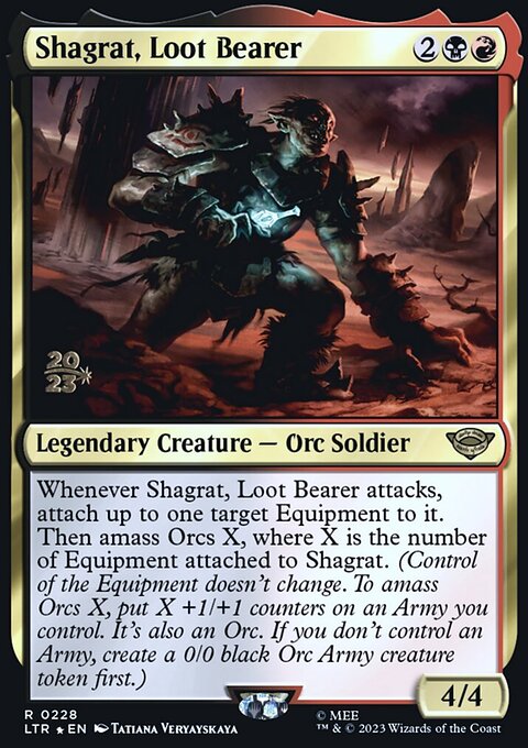 Shagrat, Loot Bearer, Tales of Middle-earth Promos #228s, Magic: The Gathering card