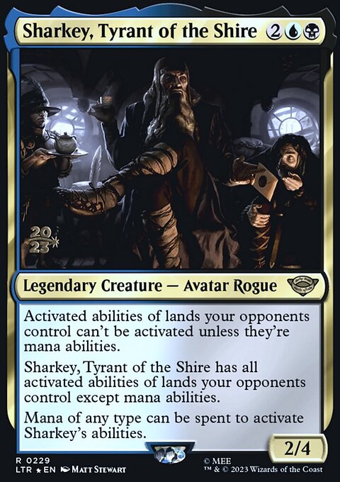 Sharkey, Tyrant of the Shire, Tales of Middle-earth Promos #229s, Magic: The Gathering card