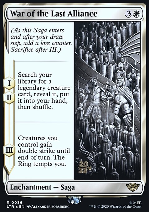 War of the Last Alliance, Tales of Middle-earth Promos #36s, Magic: The Gathering card