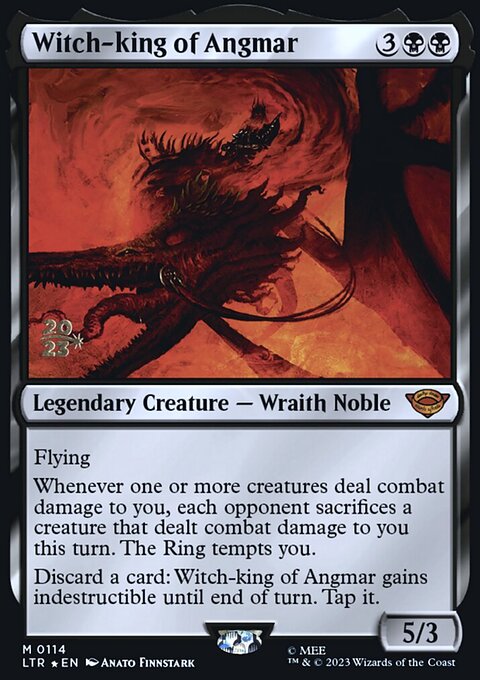 Witch-king of Angmar, Tales of Middle-earth Promos #114s, Magic: The Gathering card