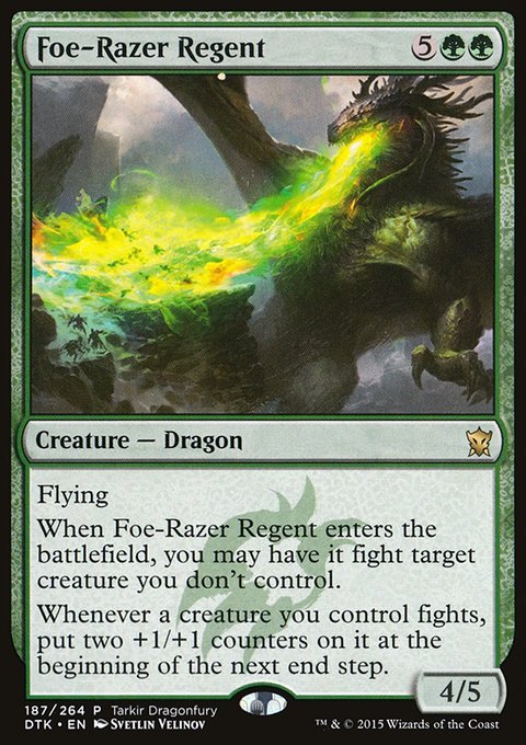 Foe-Razer Regent, Tarkir Dragonfury #187, Magic: The Gathering card