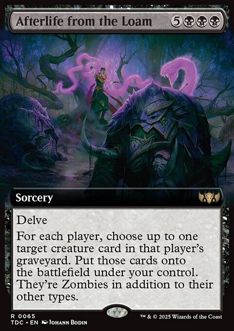Afterlife from the Loam, Tarkir: Dragonstorm Commander #65, Magic: The Gathering card