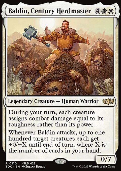 Baldin, Century Herdmaster, Tarkir: Dragonstorm Commander #110, Magic: The Gathering card