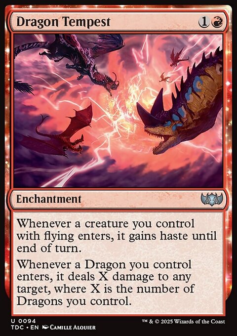 Dragon Tempest, Tarkir: Dragonstorm Commander #94, Magic: The Gathering card