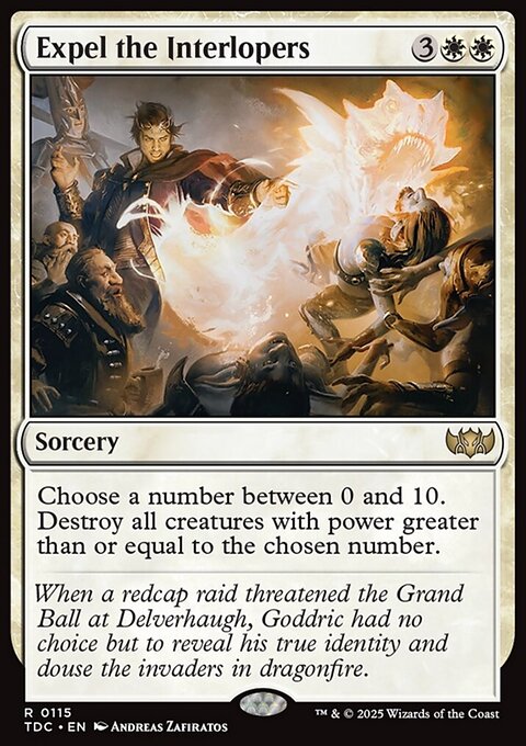 Expel the Interlopers, Tarkir: Dragonstorm Commander #115, Magic: The Gathering card