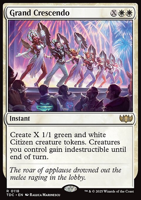 Grand Crescendo, Tarkir: Dragonstorm Commander #118, Magic: The Gathering card