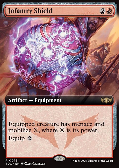 Infantry Shield, Tarkir: Dragonstorm Commander #75, Magic: The Gathering card