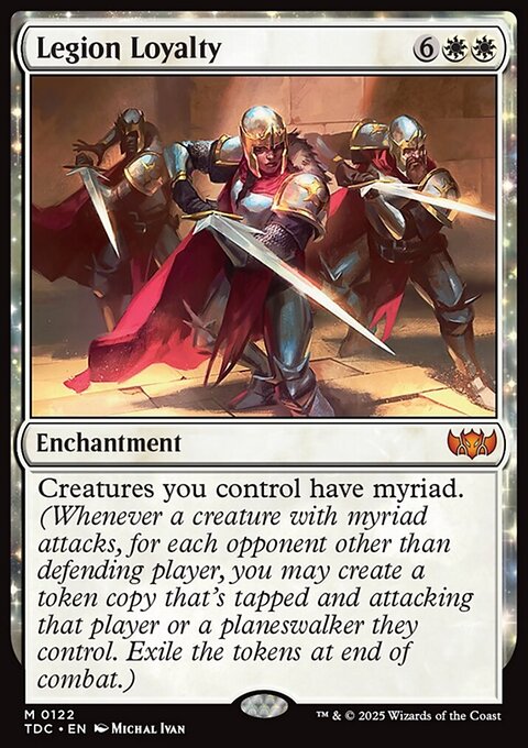 Legion Loyalty, Tarkir: Dragonstorm Commander #122, Magic: The Gathering card