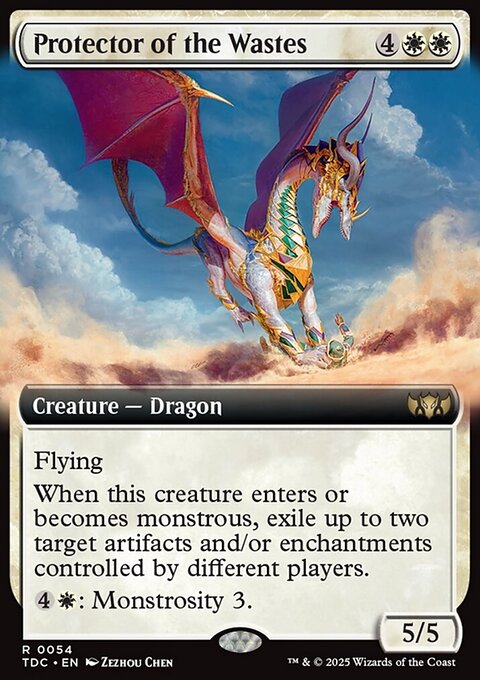 Protector of the Wastes, Tarkir: Dragonstorm Commander #54, Magic: The Gathering card