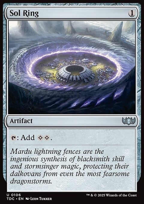 Sol Ring, Tarkir: Dragonstorm Commander #106, Magic: The Gathering card