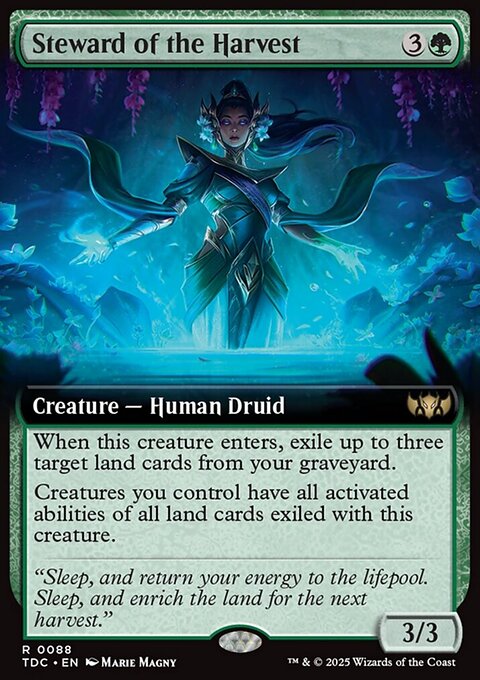 Steward of the Harvest, Tarkir: Dragonstorm Commander #88, Magic: The Gathering card