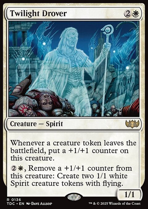 Twilight Drover, Tarkir: Dragonstorm Commander #136, Magic: The Gathering card