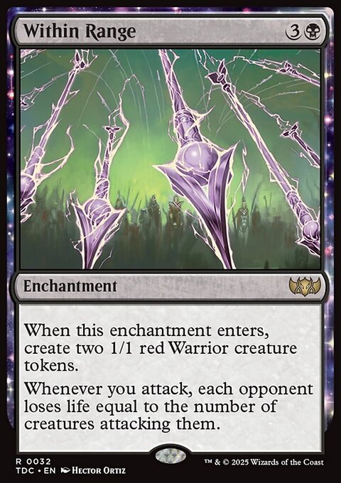 Within Range, Tarkir: Dragonstorm Commander #32, Magic: The Gathering card