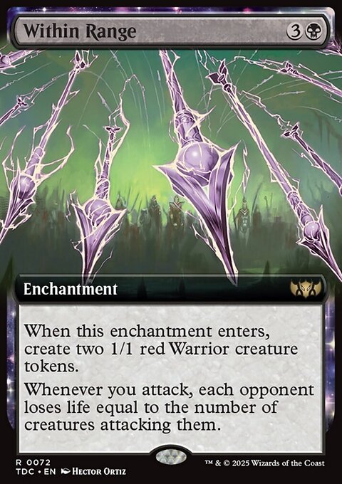 Within Range, Tarkir: Dragonstorm Commander #72, Magic: The Gathering card