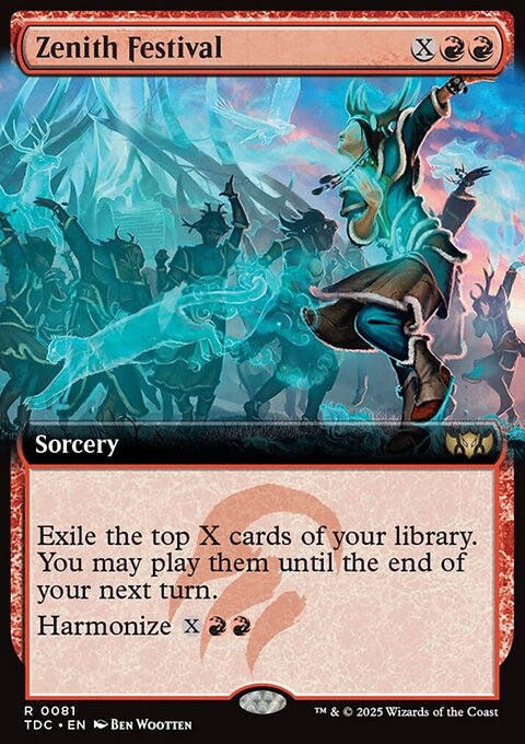 Zenith Festival, Tarkir: Dragonstorm Commander #81, Magic: The Gathering card