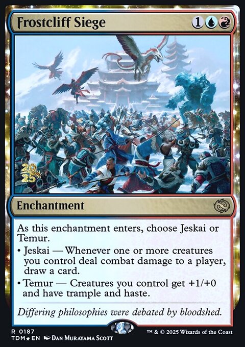 Frostcliff Siege, Tarkir: Dragonstorm Promos #187s, Magic: The Gathering card