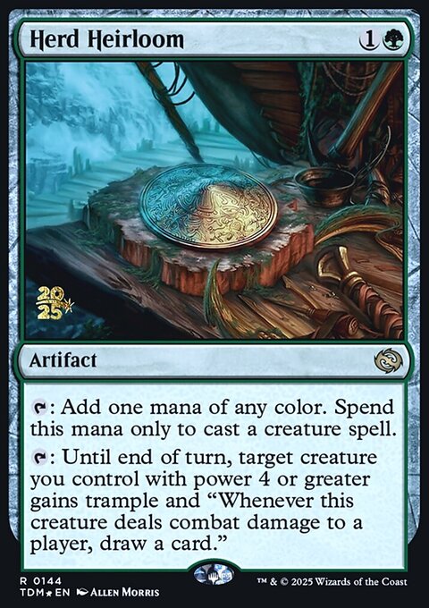 Herd Heirloom, Tarkir: Dragonstorm Promos #144s, Magic: The Gathering card
