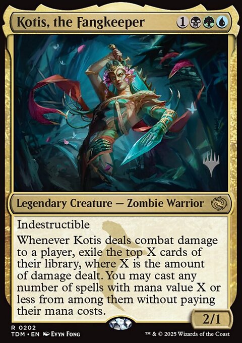 Kotis, the Fangkeeper, Tarkir: Dragonstorm Promos #202p, Magic: The Gathering card