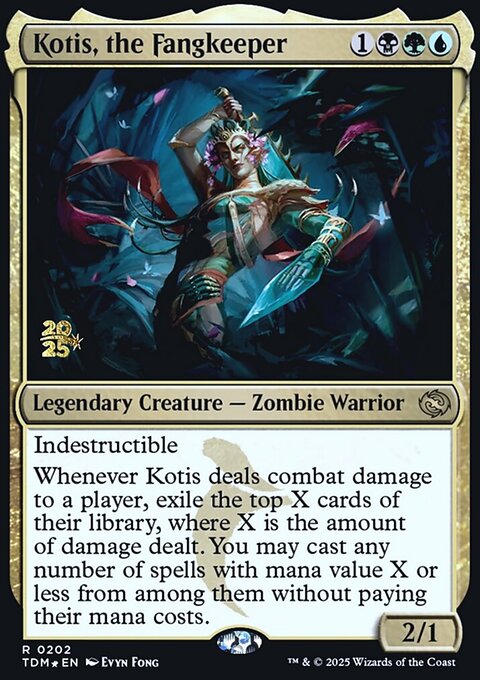 Kotis, the Fangkeeper, Tarkir: Dragonstorm Promos #202s, Magic: The Gathering card