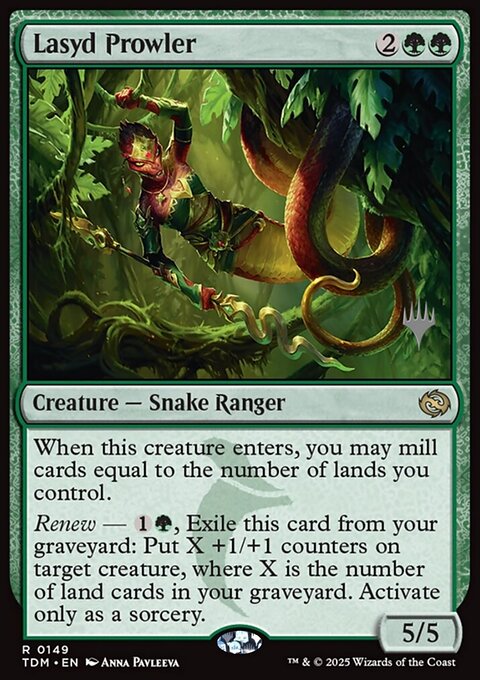 Lasyd Prowler, Tarkir: Dragonstorm Promos #149p, Magic: The Gathering card