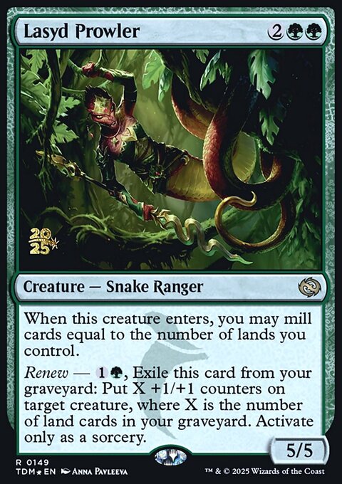 Lasyd Prowler, Tarkir: Dragonstorm Promos #149s, Magic: The Gathering card