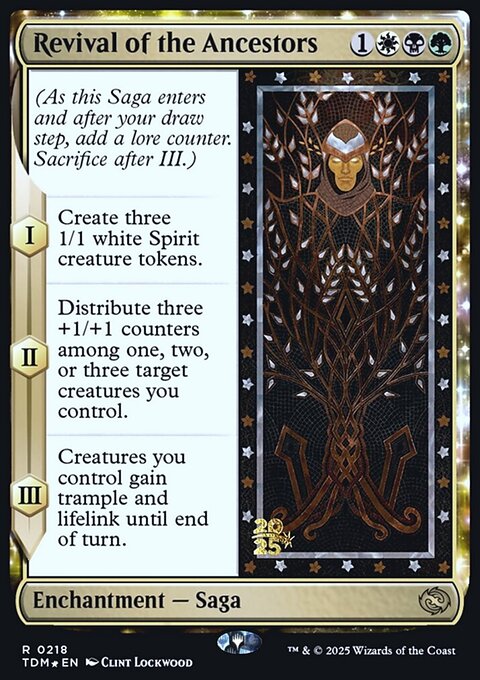 Revival of the Ancestors, Tarkir: Dragonstorm Promos #218s, Magic: The Gathering card