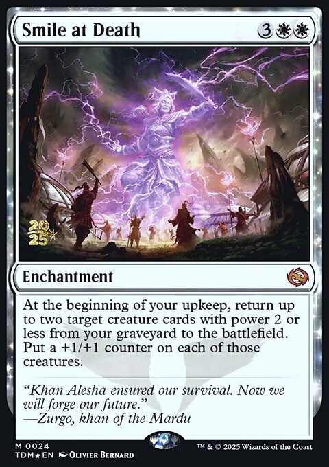 Smile at Death, Tarkir: Dragonstorm Promos #24s, Magic: The Gathering card