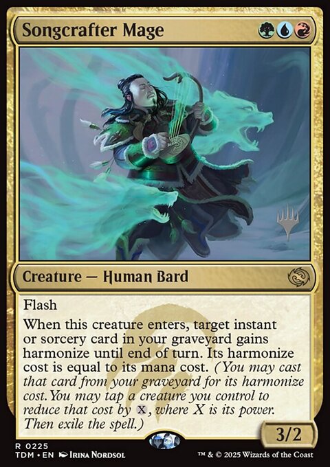 Songcrafter Mage, Tarkir: Dragonstorm Promos #225p, Magic: The Gathering card
