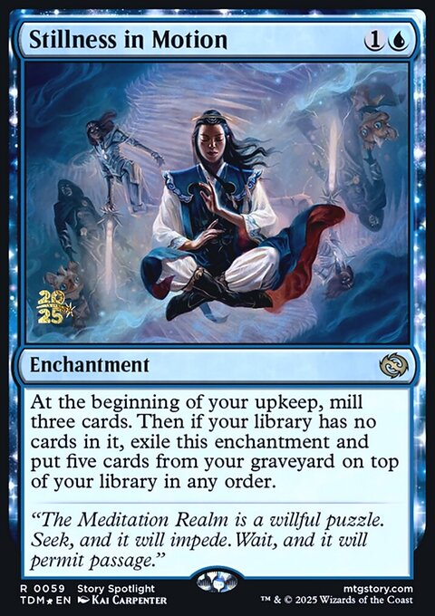 Stillness in Motion, Tarkir: Dragonstorm Promos #59s, Magic: The Gathering card