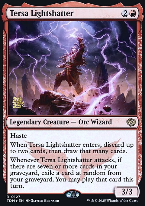 Tersa Lightshatter, Tarkir: Dragonstorm Promos #127s, Magic: The Gathering card