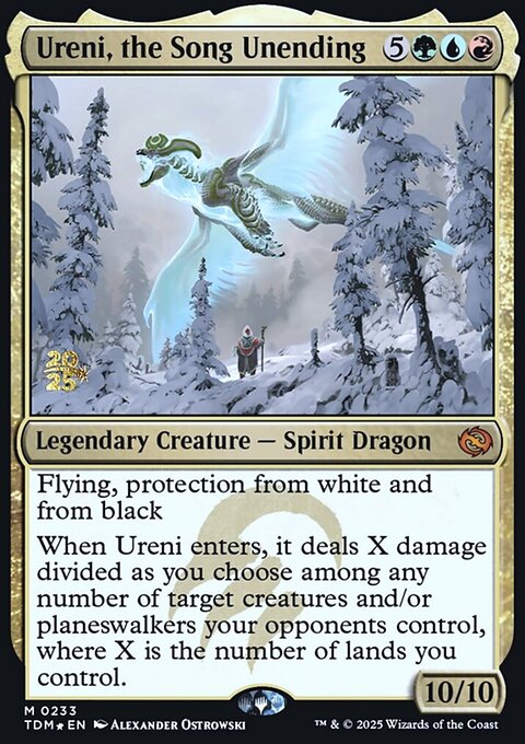 Ureni, the Song Unending, Tarkir: Dragonstorm Promos #233s, Magic: The Gathering card