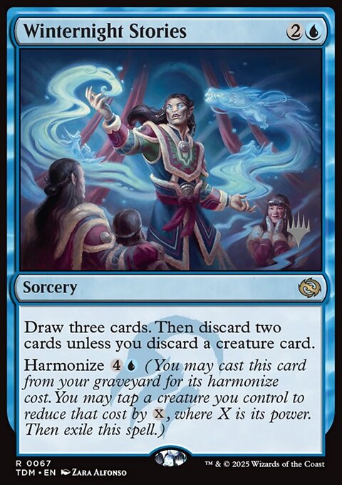 Winternight Stories, Tarkir: Dragonstorm Promos #67p, Magic: The Gathering card