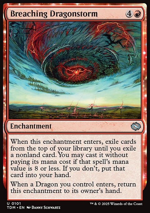 Breaching Dragonstorm, Tarkir: Dragonstorm #101, Magic: The Gathering card