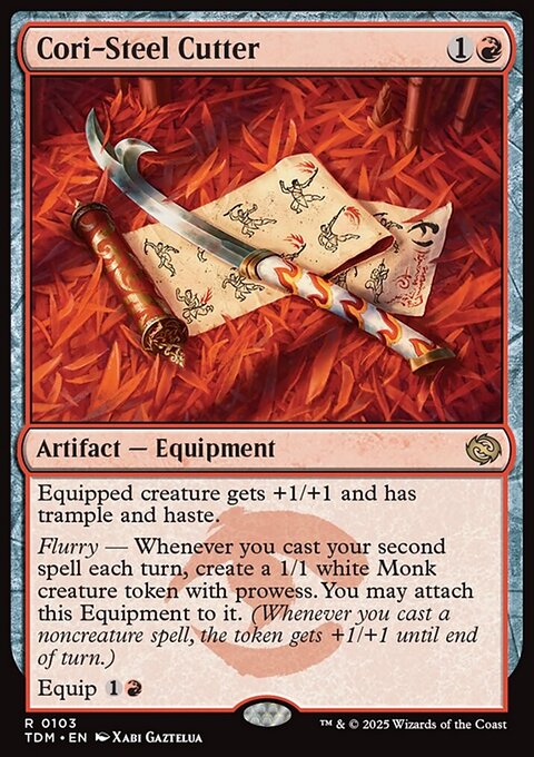 Cori-Steel Cutter, Tarkir: Dragonstorm #103, Magic: The Gathering card